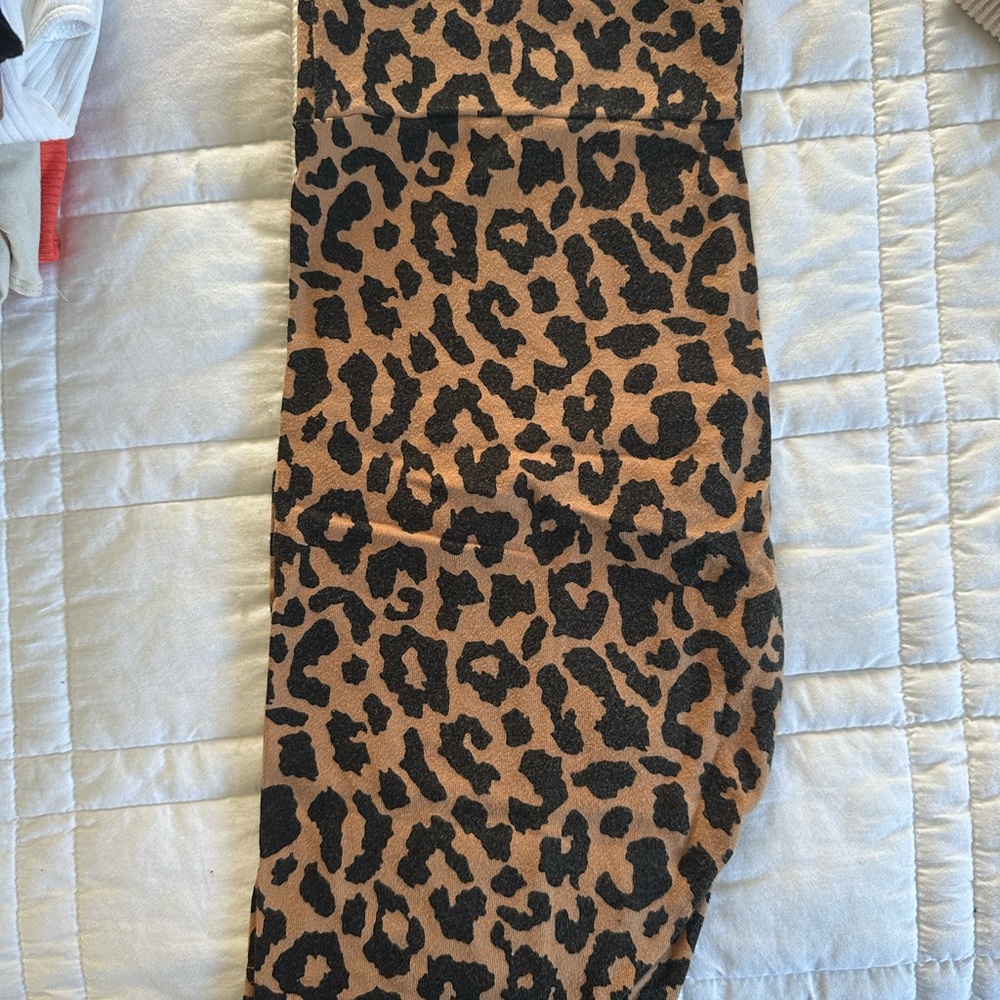 Leopard Print Bike Shorts